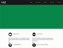 Tablet Screenshot of ajcollection.com
